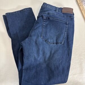 JACHS New York 38x32 Dark Wash Straight Leg Jeans | Stretch Denim Men's